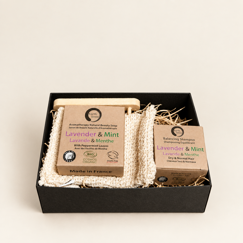 Organic Soap & Shampoo Duo Gift Set